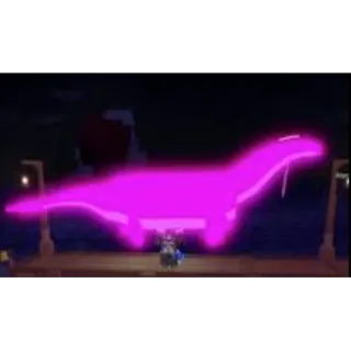 HUGE SPAKRLING SHINING NEON NESSIE