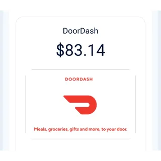 $83.14 USD DoorDash