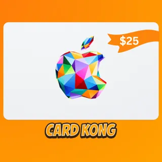 $25.00 USD $25.00 USD Apple Gift card 