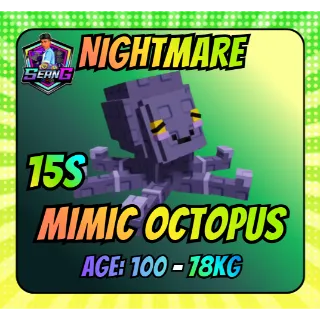 [ CHEAPEST ] 15s TITANIC Nightmare Mimic 78KG Free 5 Titanic Pet & 3 Divine Pets| Grow A Garden