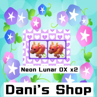 Neon Lunar OX x2