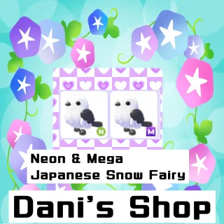 Neon and Mega Japanese Snow Fairy
