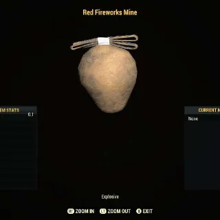 Red Firework Mine