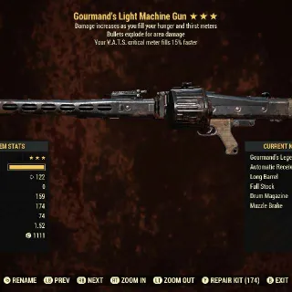 Weapon | Gourmands Exp 15v LMG