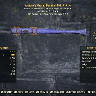 Weapon | V4040 Indigo Bat