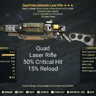 Weapon | Quad 50C 15R Laser Rifle