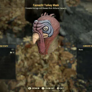 Fasnacht Turkey Mask