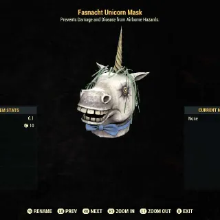 Fasnacht Unicorn Mask