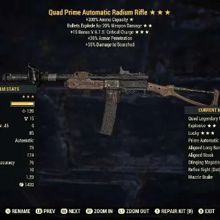 Weapon | QE15c Radium Rifle