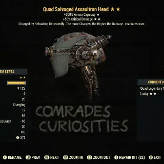 Weapon | Quad 50 Assaultron Head
