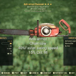 Weapon | AA 40FSS Chainsaw