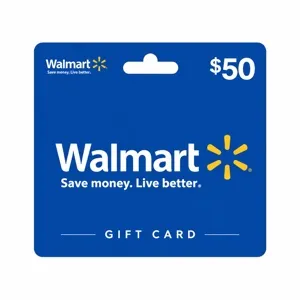 $50.00 Walmart Gift Card - Instant Delivery