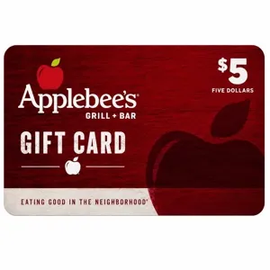 $5 Applebees Gift Card - Instant Delivery