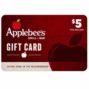 $5 Applebees Gift Card - Instant Delivery