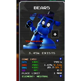 Five Nights TD 2  Bear5 Vengeance