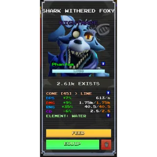 Five Nights TD 2 Shark Withered Foxy