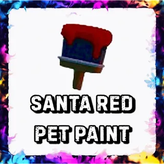 SANTA RED PET PAINT ADOPT ME
