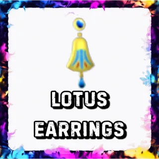 LOTUS EARRINGS ADOPT ME