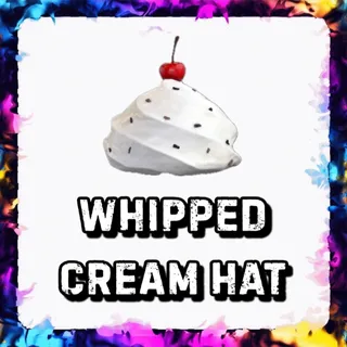 WHIPPED CREAM HAT ADOPT ME