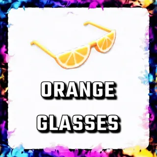 ORANGE GLASSES ADOPT ME