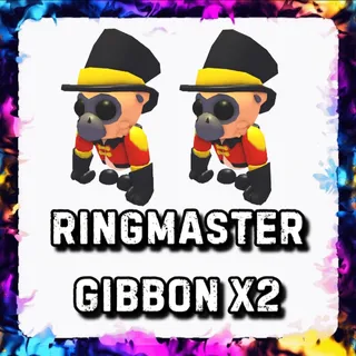 RINGMASTER GIBBON x2 ADOPT ME