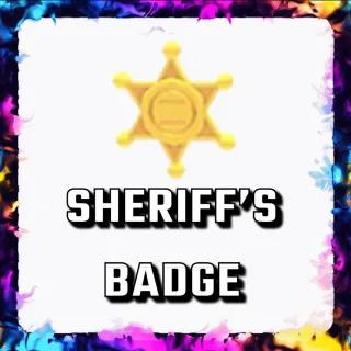 SHERIFF’S BADGE ADOPT ME
