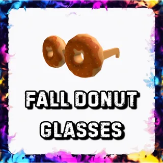 FALL DONUT GLASSES ADOPT ME