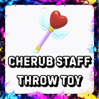 CHERUB STAFF THROW TOY ADOPT ME