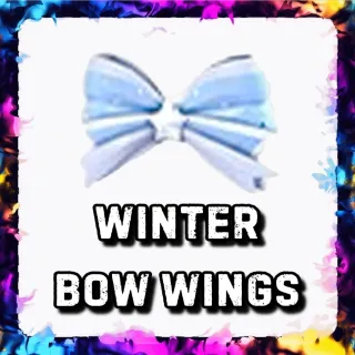WINTER BOW WINGS ADOPT ME