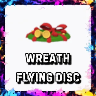 WREATH FLYING DISC ADOPT ME