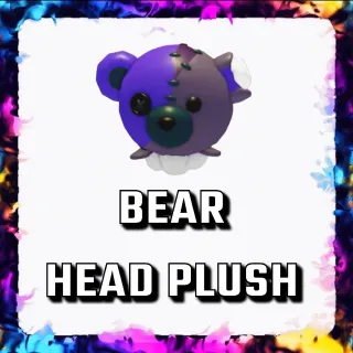 BEAR HEAD PLUSH ADOPT ME