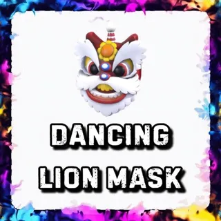 DANCING LION MASK ADOPT ME