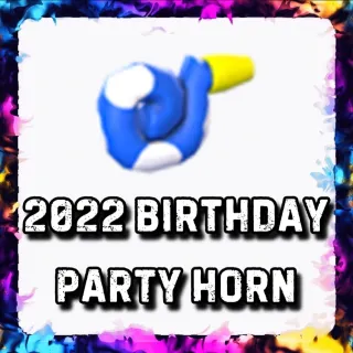 2022 BIRTHDAY PARTY HORN ADOPT ME