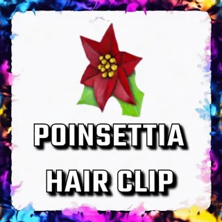 POINSETTIA HAIR CLIP ADOPT ME