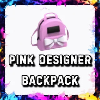 PINK DESIGNER BACKPACK ADOPT ME