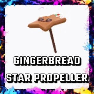 GINGERBREAD STAR PROPELLER ADOPT ME