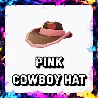 PINK COWBOY HAT ADOPT ME
