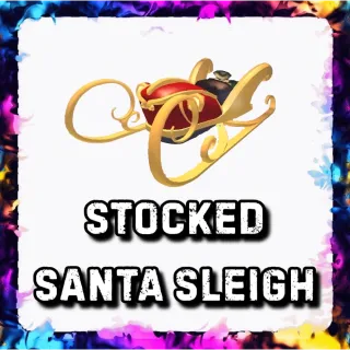 STOCKED SANTA SLEIGH ADOPT ME