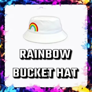 RAINBOW BUCKET HAT ADOPT ME
