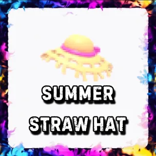 SUMMER STRAW HAT ADOPT ME