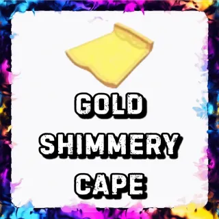 GOLD SHIMMERY CAPE ADOPT ME