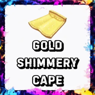 GOLD SHIMMERY CAPE ADOPT ME