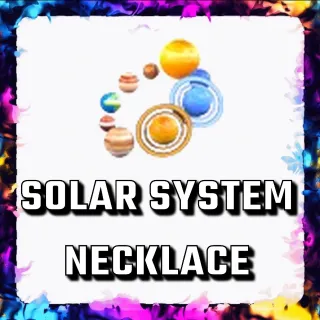 SOLAR SYSTEM NECKLACE ADOPT ME