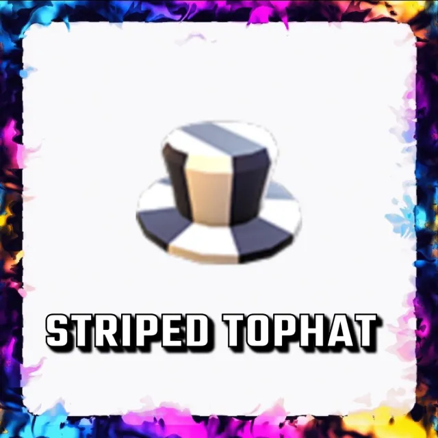 STRIPED TOPHAT ADOPT ME Roblox Game Items Gameflip