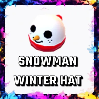 SNOWMAN WINTER HAT ADOPT ME