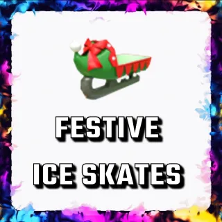 FESTIVE ICE SKATES ADOPT ME