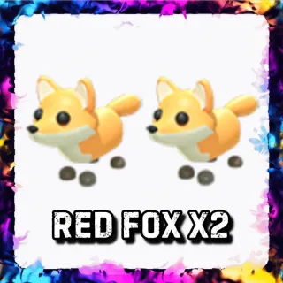 RED FOX x2 ADOPT ME