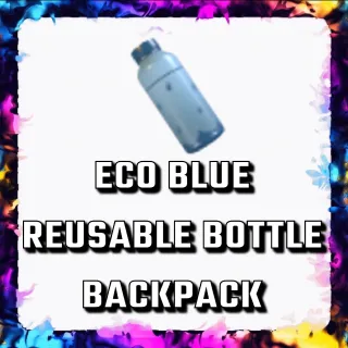 ECO BLUE REUSABLE BOTTLE BACKPACK 