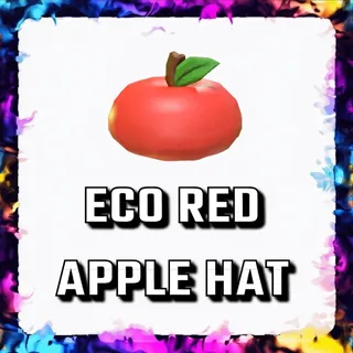ECO RED APPLE HAT ADOPT ME