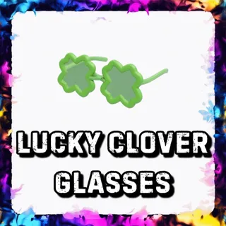 LUCKY CLOVER GLASSES ADOPT ME